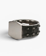 NR-304 Square Stud Signet Ring