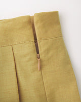 New roman skirt_mustard