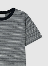 ロビンカラーストライプダンガラ半袖Tシャツ