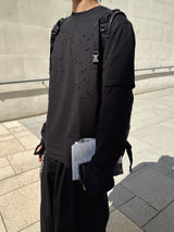エンプティーダメージショートスリーブTシャツ 4C