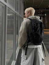 Strap sweat bermuda pants 2C