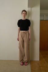 Pocket work pants_beige