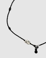 ドットカラムネックレス (black)