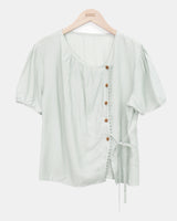 Rameon Wrap Short Sleeve Blouse