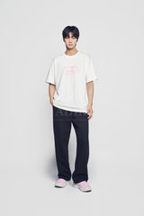 24FW ベリーコラージュロゴパンツ ブラック