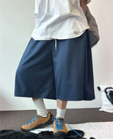 BACK POCKET SIDE PINTUCK BALLOON BERMUDA 💙🤎🖤🩶💜6COLOR