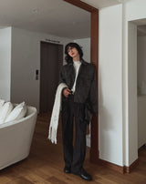 Need Mohair Crop Jacket