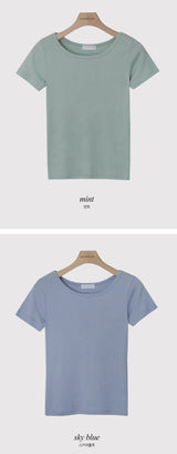 シンプル＆ベーシックショートスリーブtシャツ