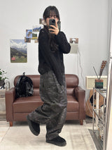 CAMO CARPENTER SNAP SWEAT PANTS