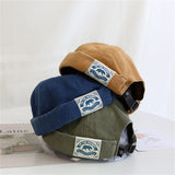 On the Moment Original Denim Watch Cap C3 CAMEL BROWN