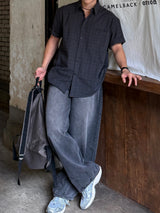 ネバーエンボスショートスリーブシャツ