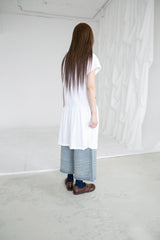 light washing bermuda denim pants