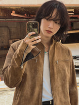 Jeep Biker Suede Jacket