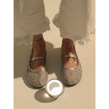 Bliss 0025. Stud Mesh Flat - 3colors