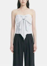 Noel Stripe Bustier Top