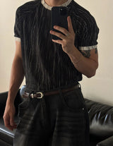[Handmade] Slim crocker leather belt(4color)