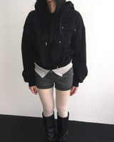 Dying stud shorts