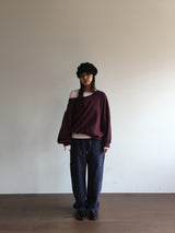 ピンリベットストレートパンツ (2color)