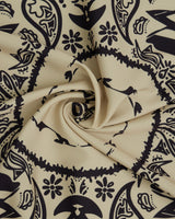double bandana silk scarf(BL,BE)