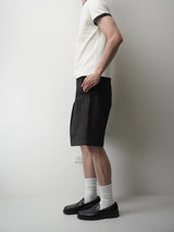PT8 Pleated Denim Shorts