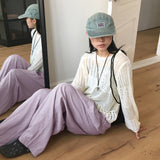 ボーニングピンタックバンディングロングワイドパンツ