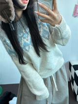 フリース🩷サイドピンタックロングワイドオーバーパンツ 💙🤎🩷🩶🖤5COLOR