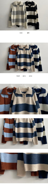 Miben alpaca Danjara collar knitwear