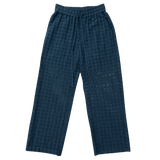 PEACOCK BLUE KNIT PANTS