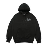 24FW BLUR SKETCH BEAR HOODIE BLACK