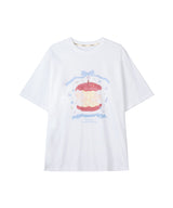 アップルメリーゴーランド半袖Tシャツ (ホワイト)