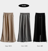 Enz Side Track Line Wide Pants
