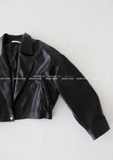Big Ribbon Detachable Oversized Fit Rider Jacket