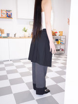 CHECK LACE PANTS (BLACK)