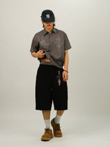 RE STAR Check Crop Shirts
