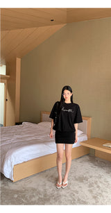 NovaビーズTシャツHラインドレス