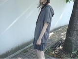 bolt hood tee