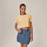 サマルクロップTシャツ Yellow