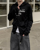 Acro Slim Jersey Zip-Up Hoodie