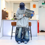 リアルオーバーフィットサイドインシジョンフーディー