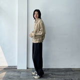 Drawstring Buttoned Balloon Pants