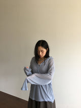 シルクフーディー + ナシ (4color)