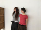 エネクルーネックTシャツ (4color)