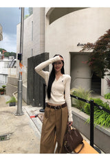 Super Pintuck Wide Cotton Pants