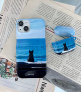 [kitty by the sea hard case]