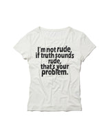 RUDE ハーフスリーブTシャツ(WHITE)