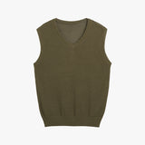 ストレンジャーレギュラービスコースVネックベスト (Khaki)