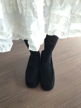 Suede penny loafers (2color)