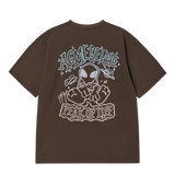 25SS グラデーションエイリアンショートスリーブTシャツ ダークブラウン