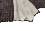 Quad Check High-Neck Avant-Fit Wool Jumper