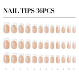 MUZMAK Reusable Glam Design Nail Tip Tiara(Square)